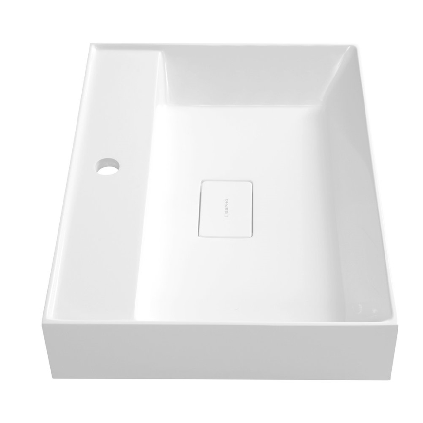 Sapho - GODIVA Countertop Washbasin 58x44 cm Marble/White