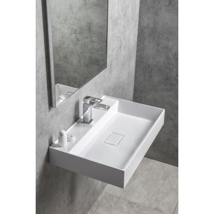 Sapho - GODIVA Countertop Washbasin 68x44 cm Marble/White