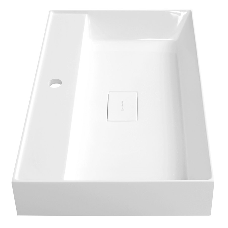 Sapho - GODIVA Countertop Washbasin 68x44 cm Marble/White