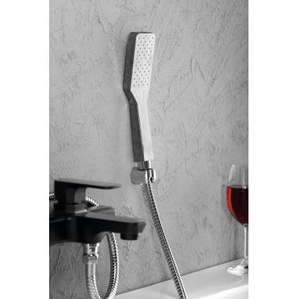Sapho - Handheld shower with self-cleaning system shiny chrome