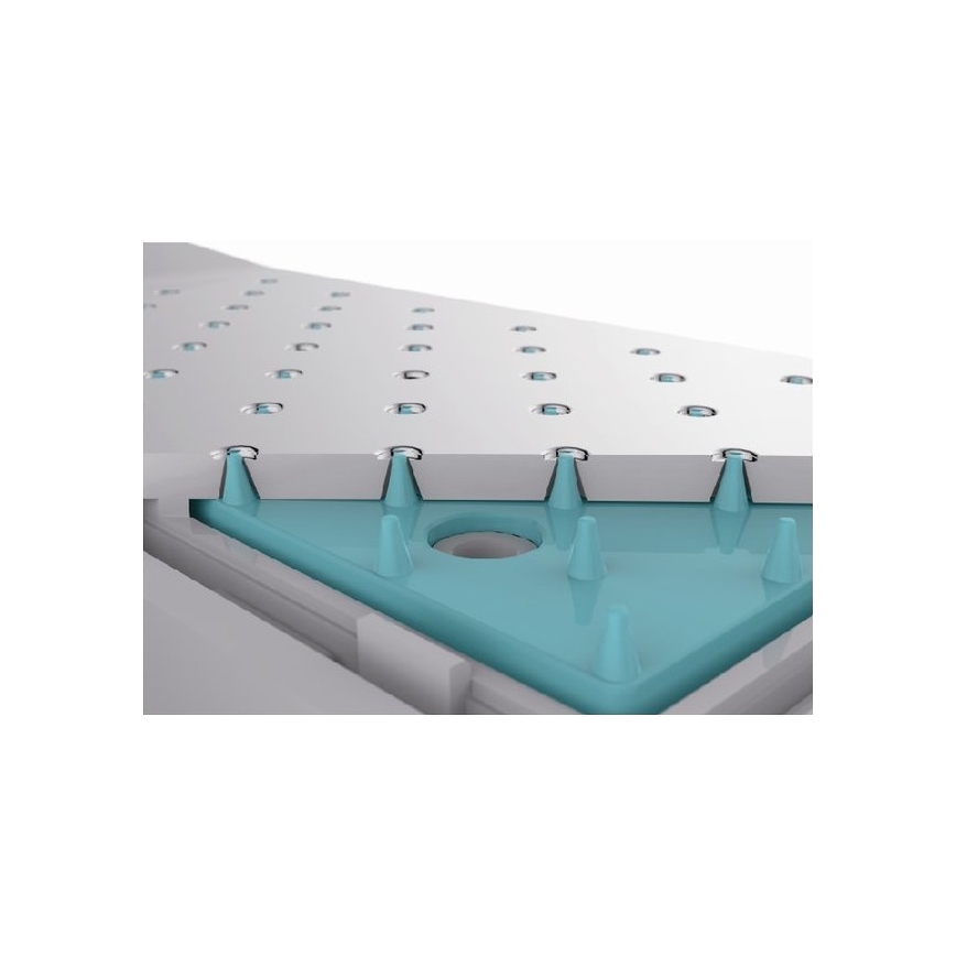 Sapho - Handheld shower with self-cleaning system shiny chrome