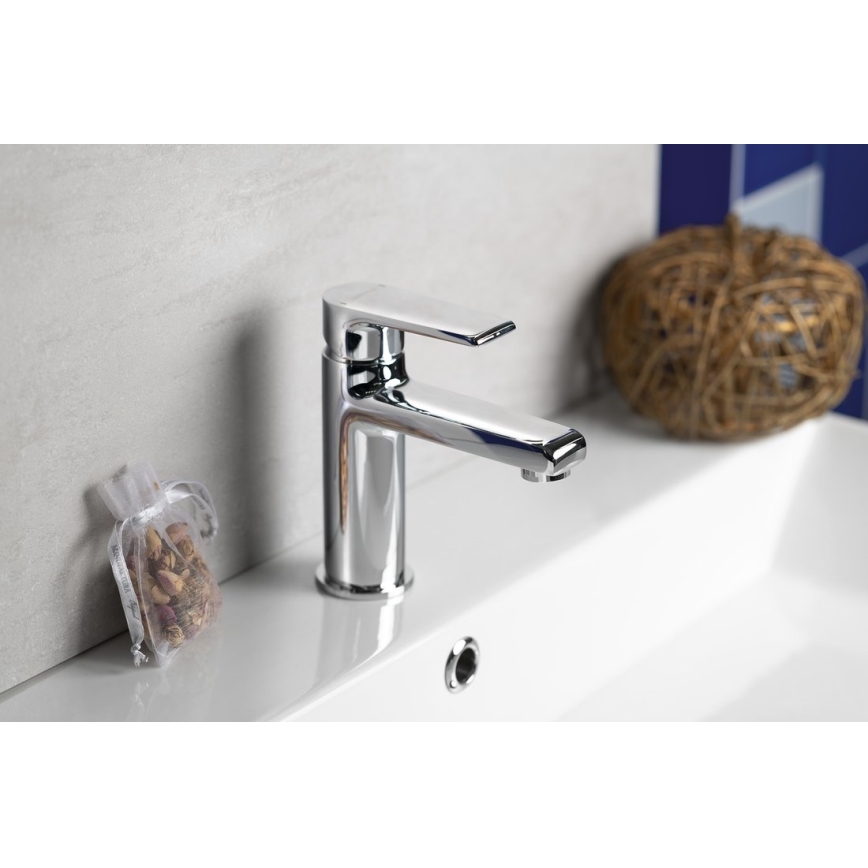 Sapho - KAI 15 cm Basin Mixer, Polished Chrome