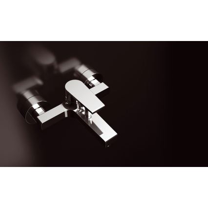 Sapho - KAI Bathtub Mixer, Polished Chrome