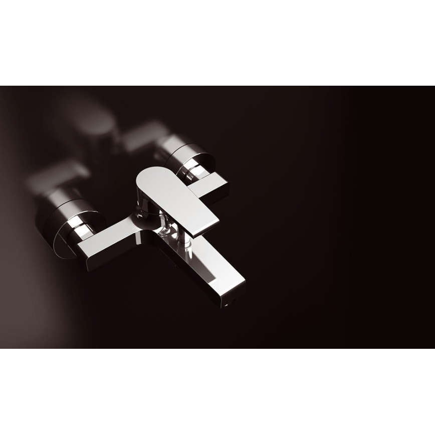 Sapho - KAI Bathtub Mixer, Polished Chrome