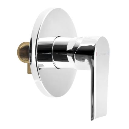 Sapho - KAI concealed shower mixer for in-wall installation, cm, polished chrome