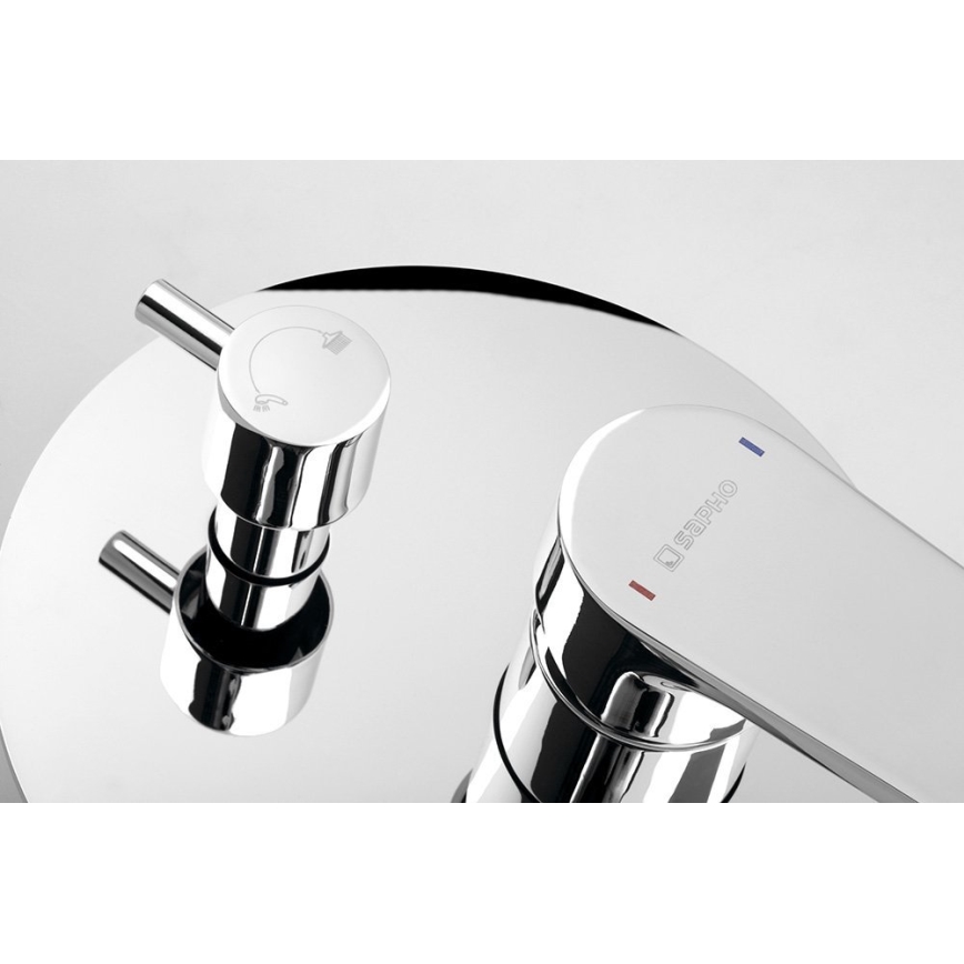 Sapho - KAI Concealed Shower Mixer, Polished Chrome