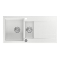 Sapho - Kitchen sink 48x96 cm granite/white