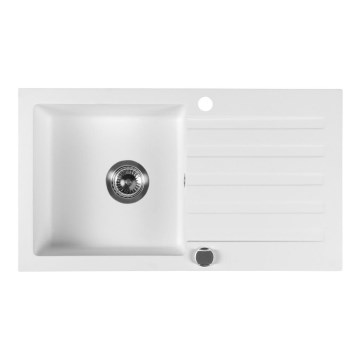 Sapho - Kitchen Sink 78x44 cm Granite/White