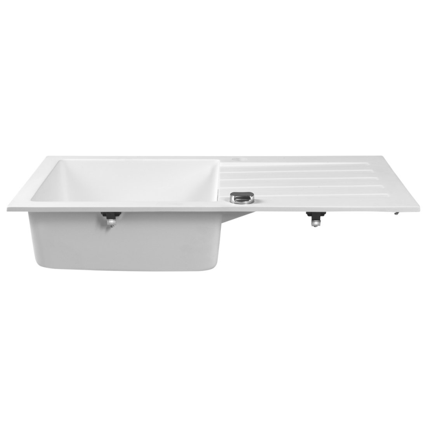 Sapho - Kitchen Sink 78x44 cm Granite/White
