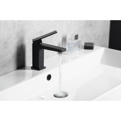 Sapho - LATUS 14 cm basin mixer tap matte black
