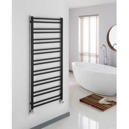 Sapho - METRO DOS Bathroom Radiator 476W/230V 55x143 cm Matte Black