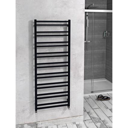Sapho - METRO DOS Bathroom Radiator 476W/230V 55x143 cm Matte Black