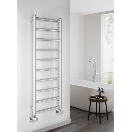 Sapho - METRO LIGHT Bathroom Heated Towel Radiator 247 W / 230 V, 40 x 114 cm, polished chrome