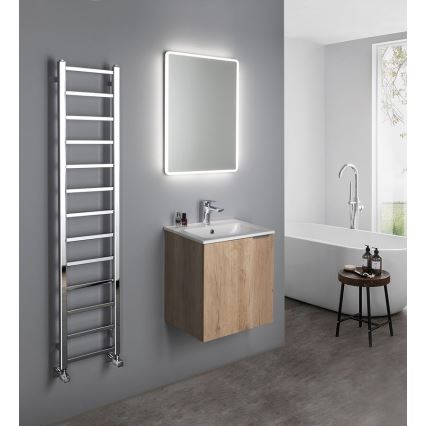 Sapho - METRO LIGHT Bathroom Radiator 150 x 30 cm, Polished Chrome