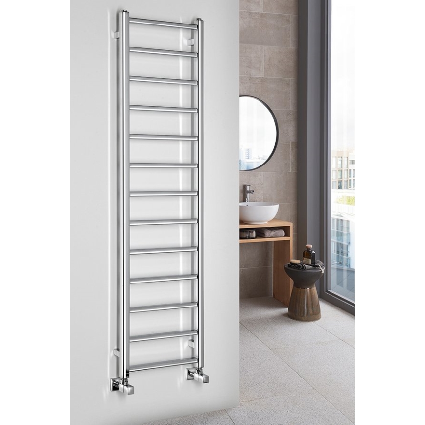 Sapho - METRO LIGHT Bathroom Radiator 323W/230V 40x150 cm Polished Chrome