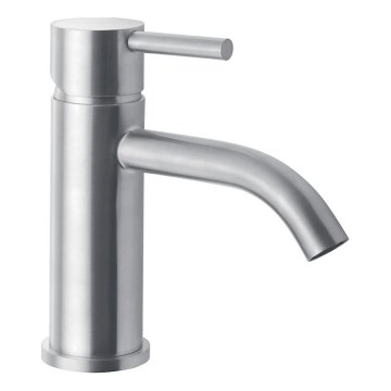 Sapho - MINIMAL 15.8 cm Basin Mixer, Stainless Steel