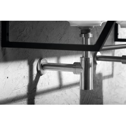 Sapho - MINIMAL Matte Stainless Steel Washbasin Trap