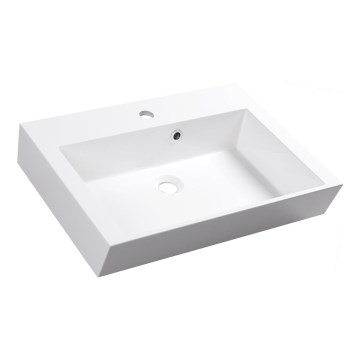 Sapho - ORINOKO Countertop Basin 60 x 45 cm, Marble/White