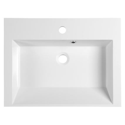 Sapho - ORINOKO Countertop Basin 60 x 45 cm, Marble/White