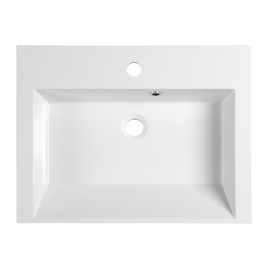 Sapho - ORINOKO Countertop Basin 60 x 45 cm, Marble/White