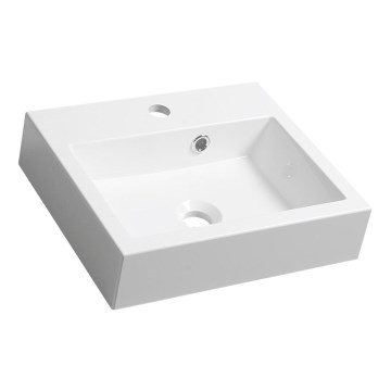 Sapho - ORINOKO Countertop Washbasin 42 x 36 cm, Ceramic/White