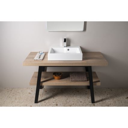 Sapho - ORINOKO Countertop Washbasin 50x42 cm Marble/White