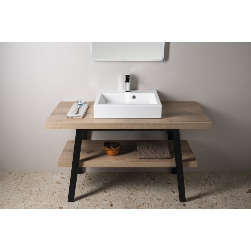 Sapho - ORINOKO Countertop Washbasin 50x42 cm Marble/White