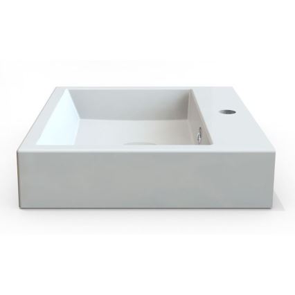 Sapho - ORINOKO Countertop Washbasin 50x42 cm Marble/White