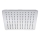 Sapho - Overhead shower SLIM 25x25 cm polished stainless steel