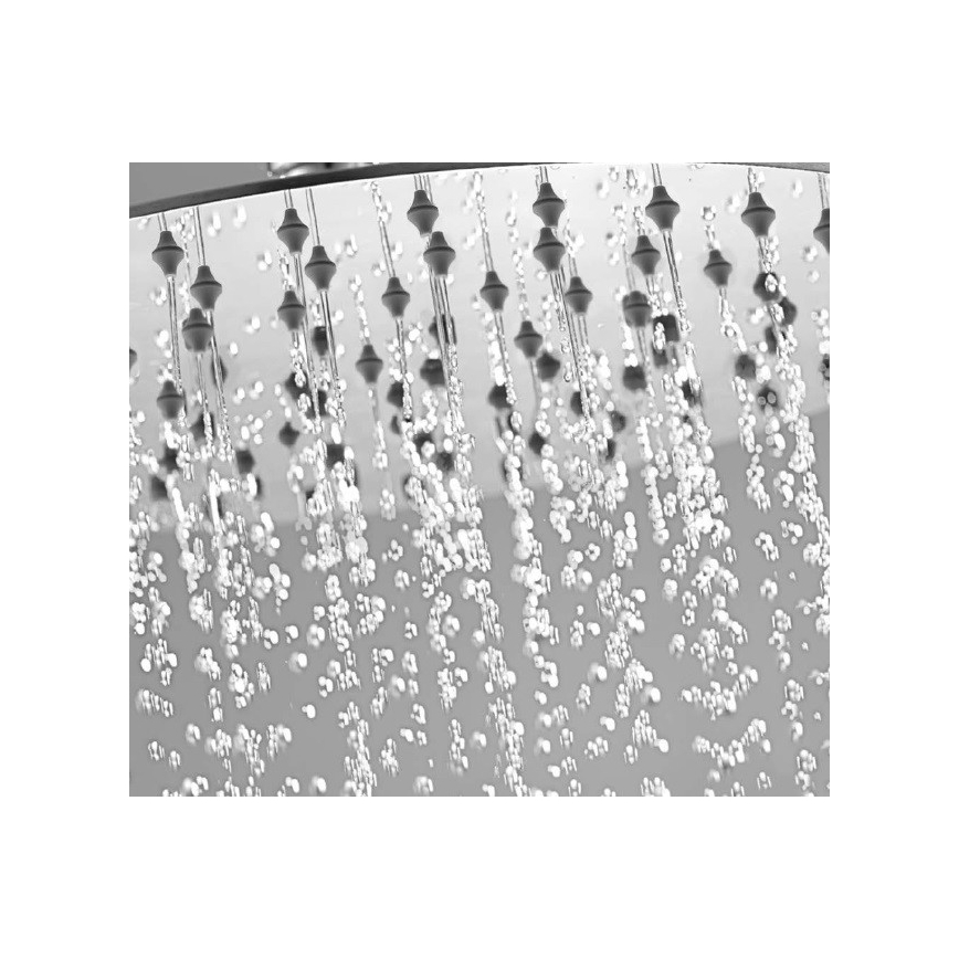 Sapho - Overhead shower SLIM 30x30 cm polished stainless steel