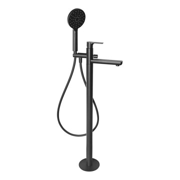 Sapho - PAX bathtub set with mixer tap, matte black