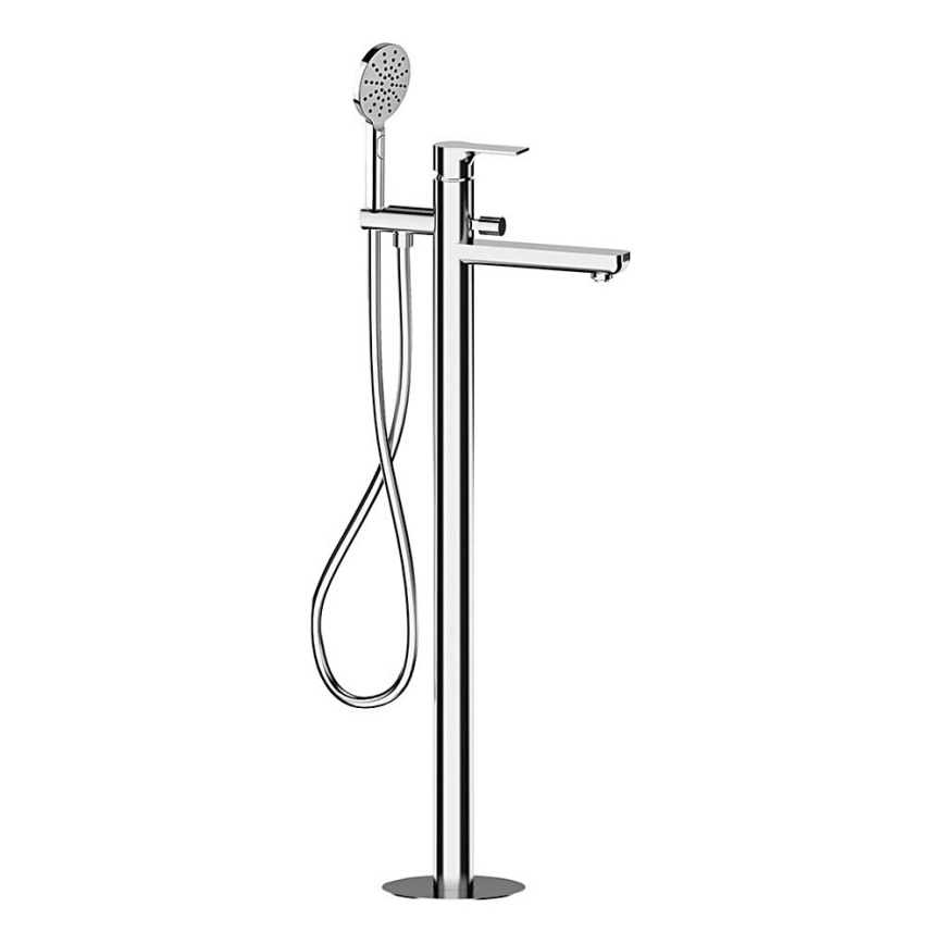 Sapho - PAX bathtub set with mixer tap, polished chrome