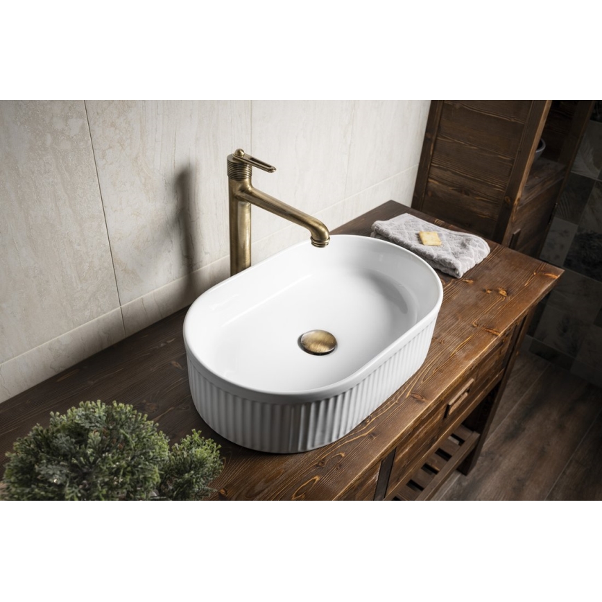 Sapho - PICOBELLO Countertop Basin 49 x 31 cm Ceramic/White