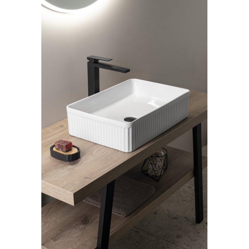 Sapho - PICOBELLO Countertop Basin 50 x 34 cm, Ceramic / White
