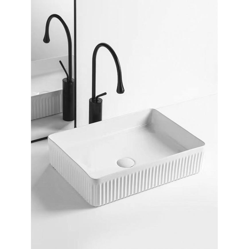 Sapho - PICOBELLO Countertop Basin 50 x 34 cm, Ceramic / White