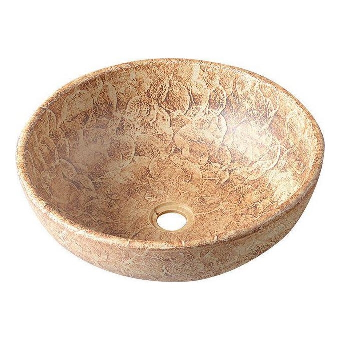 Sapho - PRIORI Countertop Basin Ø 41 cm, Ceramic/Brown