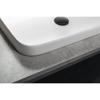 Sapho - Recessed washbasin 55x39 cm ceramic/white