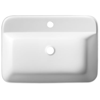 Sapho - Recessed washbasin 55x39 cm ceramic/white