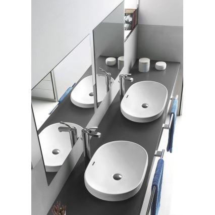 Sapho - Recessed washbasin LIMA 60x40 cm ceramic/white