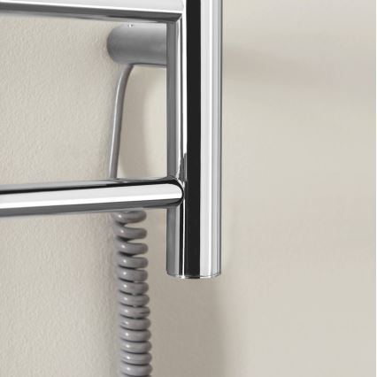 Sapho REDONDO Electric Towel Warmer 75 W, 90 x 50 cm, Polished Chrome, Round
