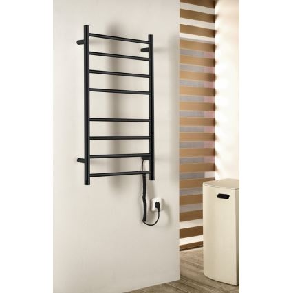 Sapho - REDONDO Electric Towel Warmer 75W/230V 50x90 cm Matte Black