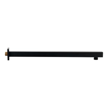 Sapho - Shower arm angular 40 cm matte black