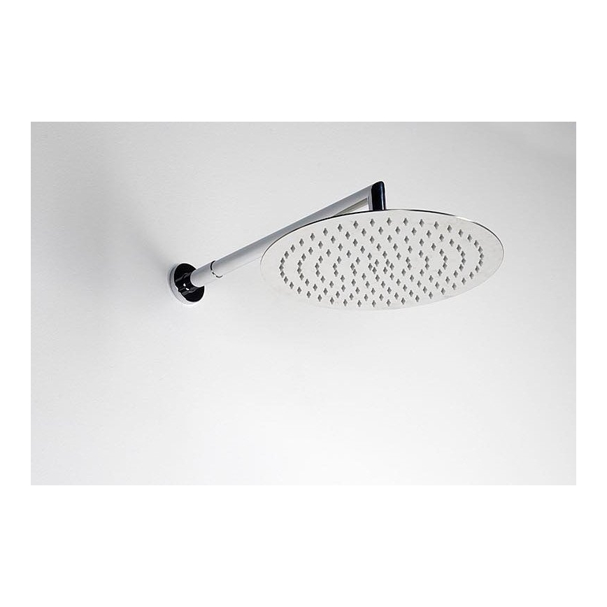 Sapho - Shower arm round 38 cm shiny chrome