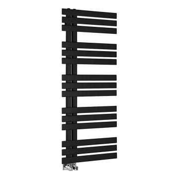 Sapho - SILVANA Bathroom Radiator 124 x 50 cm, Matte Black