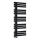 Sapho - SILVANA Bathroom Radiator 124 x 50 cm, Matte Black