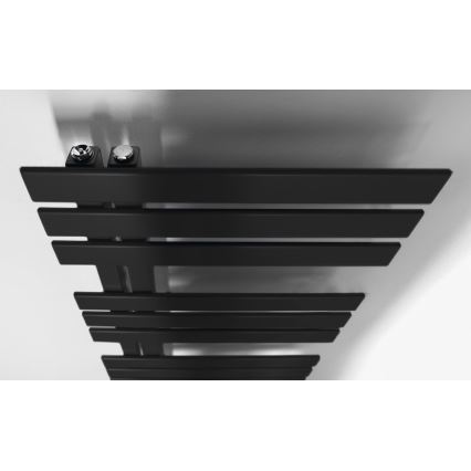 Sapho - SILVANA Bathroom Radiator 124 x 50 cm, Matte Black