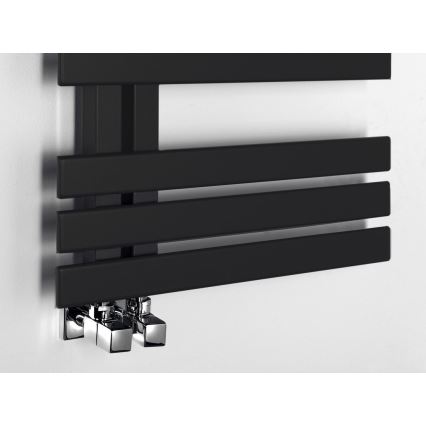 Sapho - SILVANA Bathroom Radiator 124 x 50 cm, Matte Black
