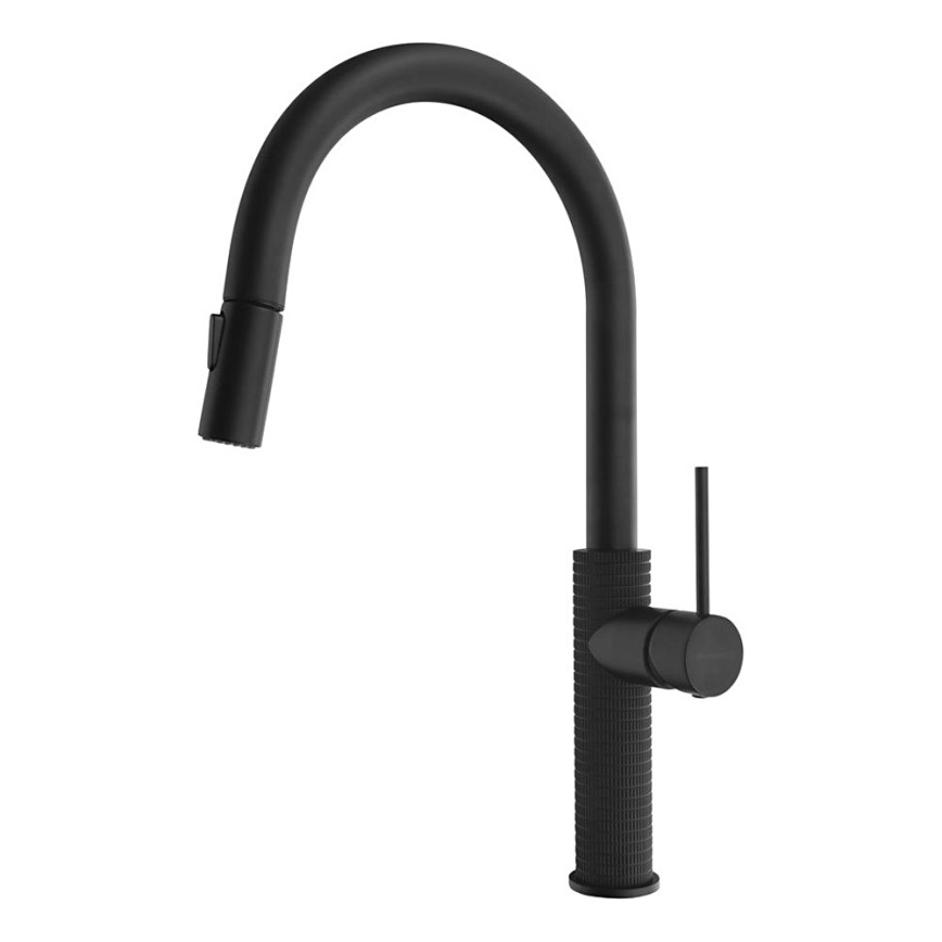 Sapho - Sink tap with pull-out sprayer FLAWO matte black