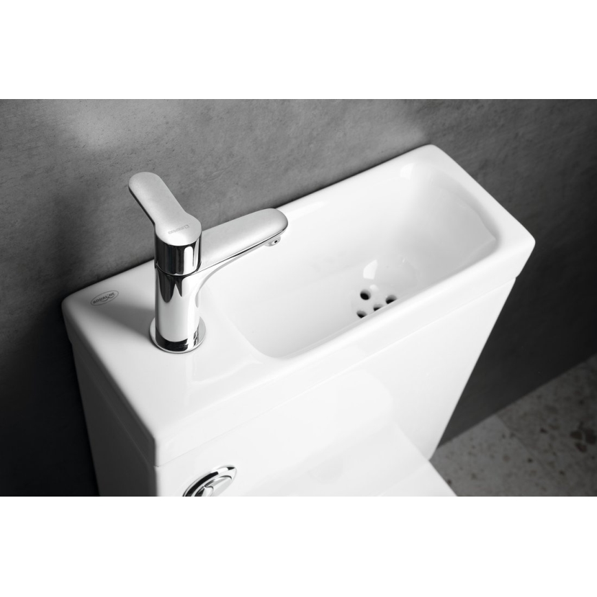 Sapho - SMALL Washbasin Mixer 11,3 cm Polished Chrome