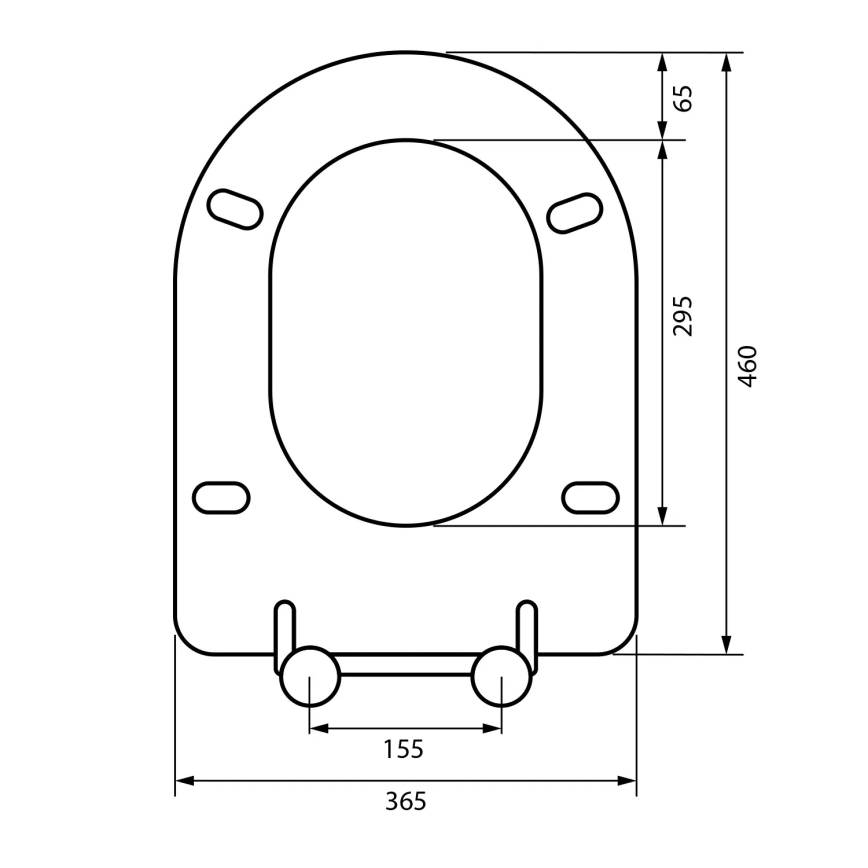 Sapho - SoftClose Toilet Seat, Grey